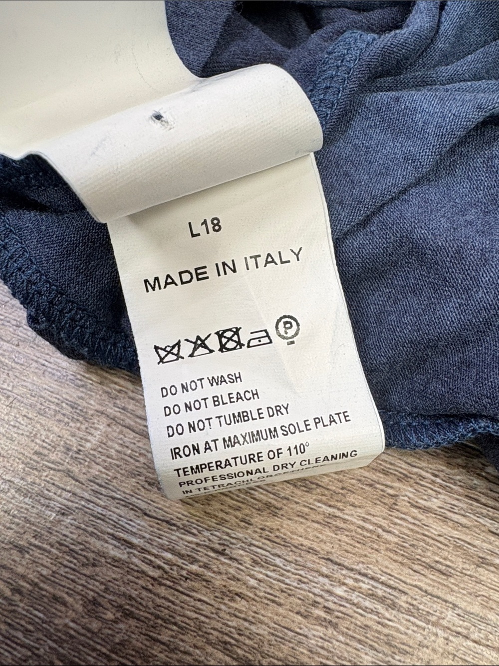 Vivienne Westwood Anglomania Draped Scarf Neck Midi Dress Blue Made in Italy - Picture 7 of 13